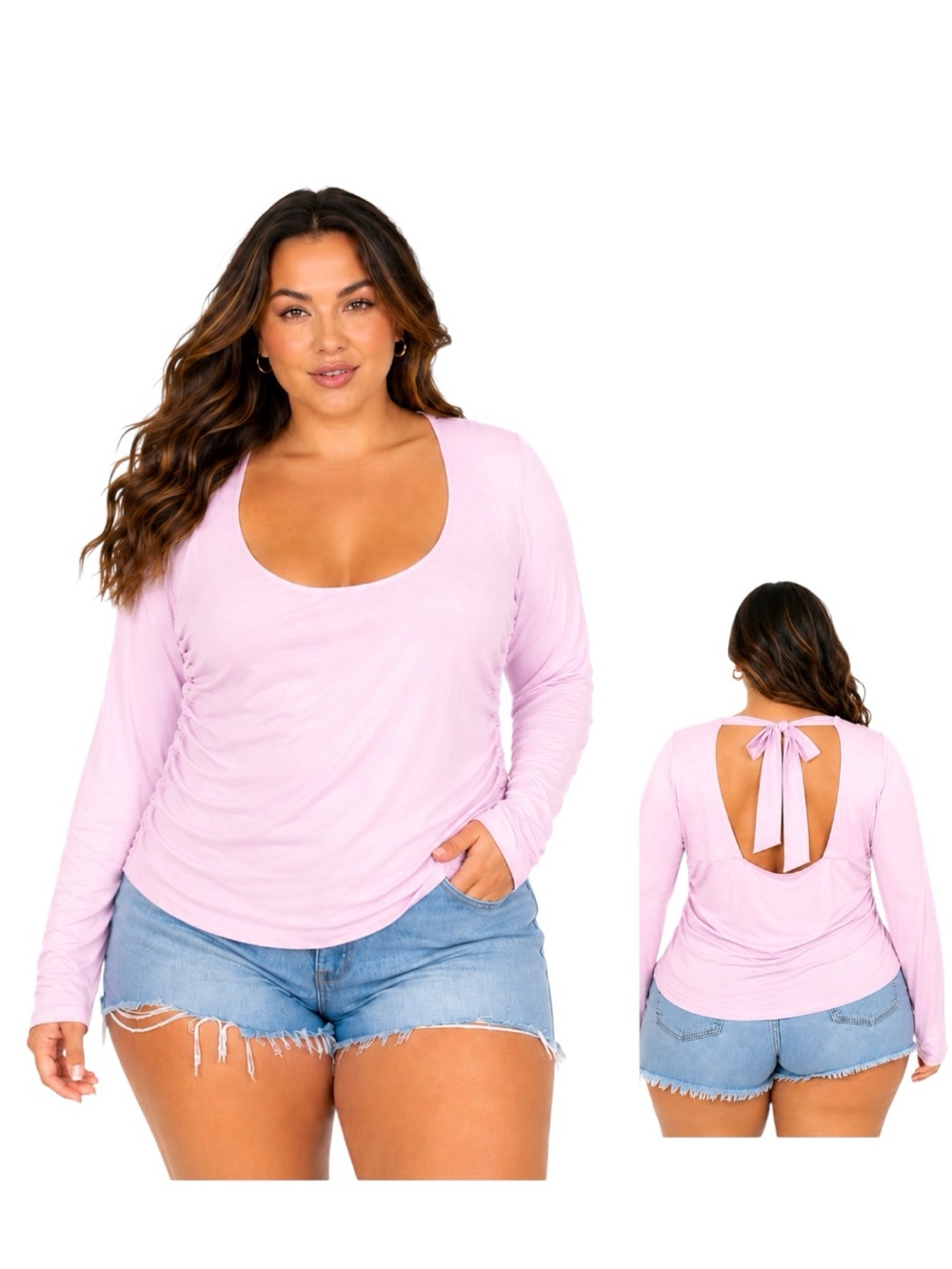 Blogilates top Love story long sleeve top